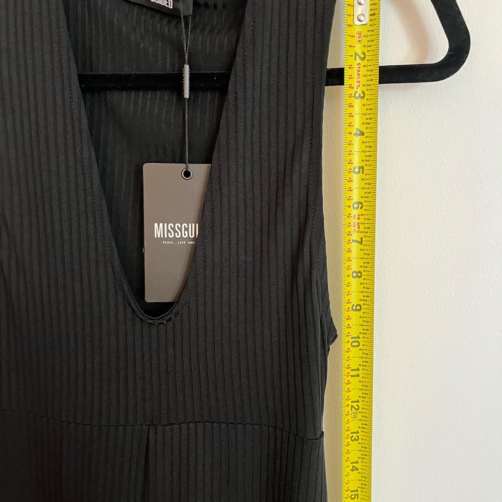 Missguided Jumpsuit Black Size 4 NWOT 004 - Picture 8 of 11